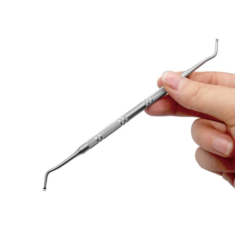 Herramientas de limpieza de huecos para uñas, cuidado de pedicura, paroniquia, podología, cutícula cutánea muerta, embellecedor, arte de uñas, herramienta de cuidado de manicura, 1 ud.