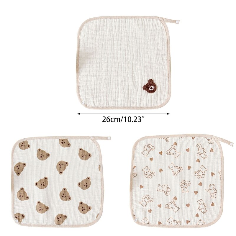 Baby Zachte Katoen Vierkante Handdoek Baby Wassen Hand Gezicht Veeg Washandje Washandje Zakdoek Mousseline Doek Voeden Bib Burp Doek Sa