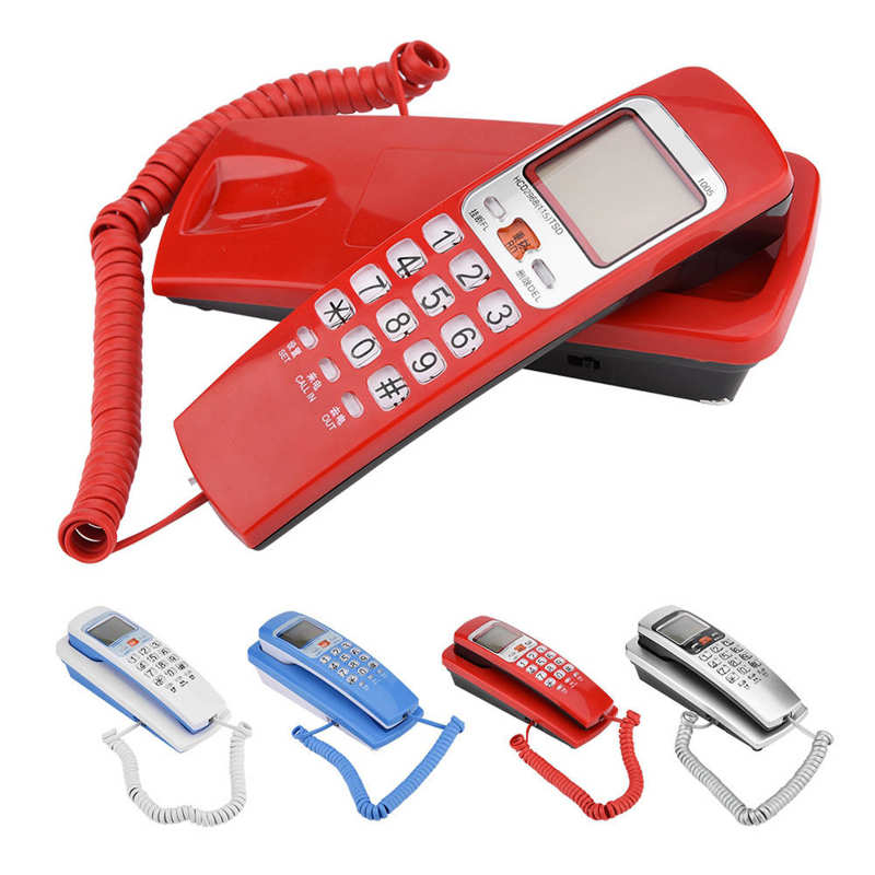 FSK/DTMF Caller ID Telephone Corded Phone Desk Put Landline Extension Telephone for Hom Telephone Wall Mounted Telephone