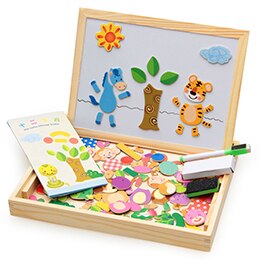 Logwood 100pcs board School Verf Gereedschap Educatief Kleurboek Verf Leren Kleuring Board tekentafel Houten Tekening speelgoed: Chinese Zodiac
