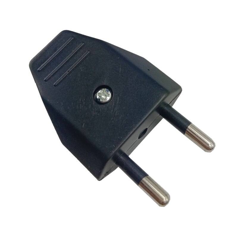 10pcs EU Europe European AC Electrical Power Male Plug Outlet Adaptor Adapter Assembly detachable Rewireable Extension Cord