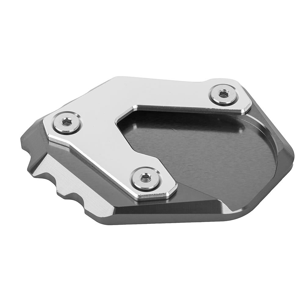 Placa de extensión de pata de cabra para motocicleta, soporte lateral de pie, almohadilla de agrandamiento para BMW R 1200 GS R1200GS LC: Gray