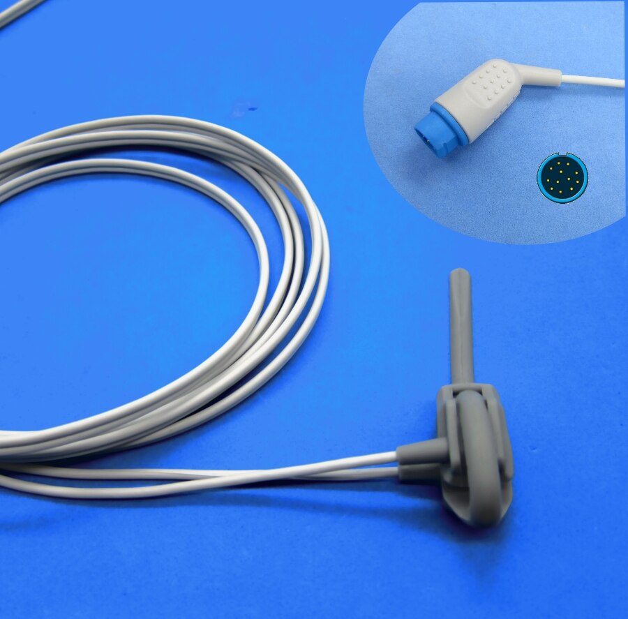 Lange Kabel Awt Volwassen Vinger Clip Spo2 Sensor Voor Mindray PM5000 PM6000 Patiënt Monitor