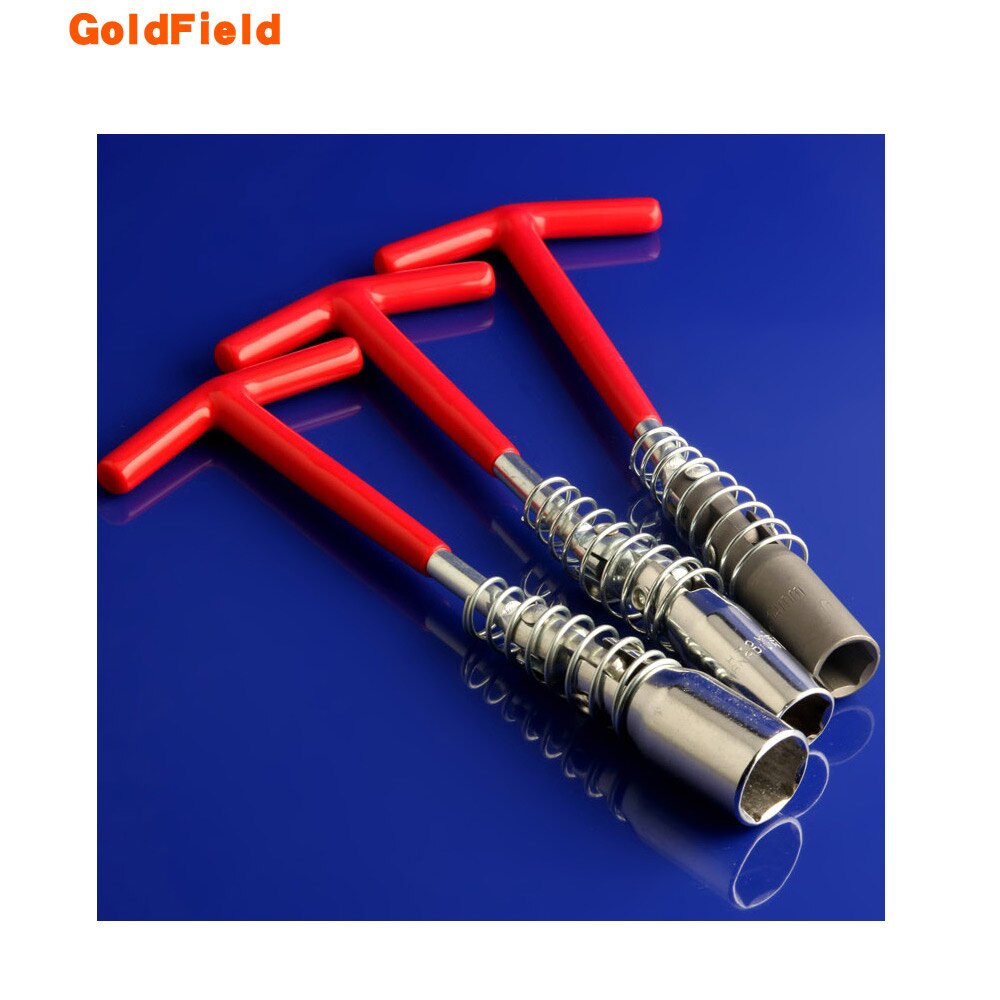 T-Handle Universal Joint Spark Plug Wrench Socket PVC coating toolking