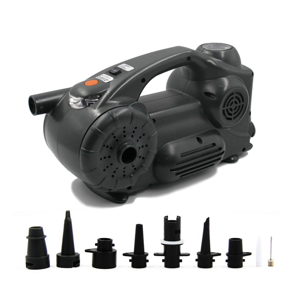 12V Electric Inflatable Pump Car Air Compressor Quick Air Filling Compressor With Nozzles For Car Camping Life Buoy Boat Cushion