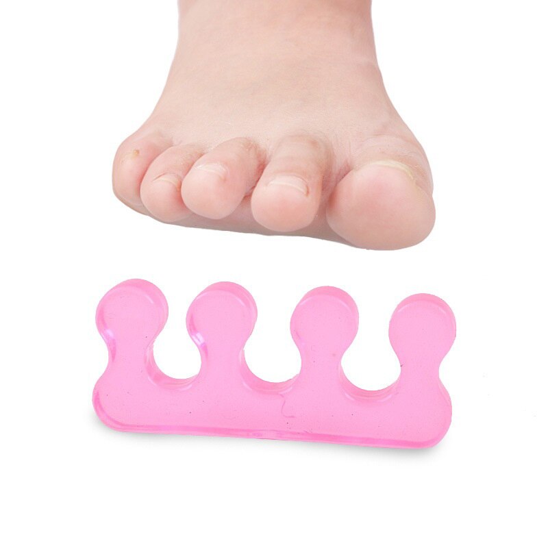2Pcs Toe Separators Stretchers Straighteners Alignment Bunion Gel Pain Relief Prevent Toe Overlap Arrangement Blood Circulation