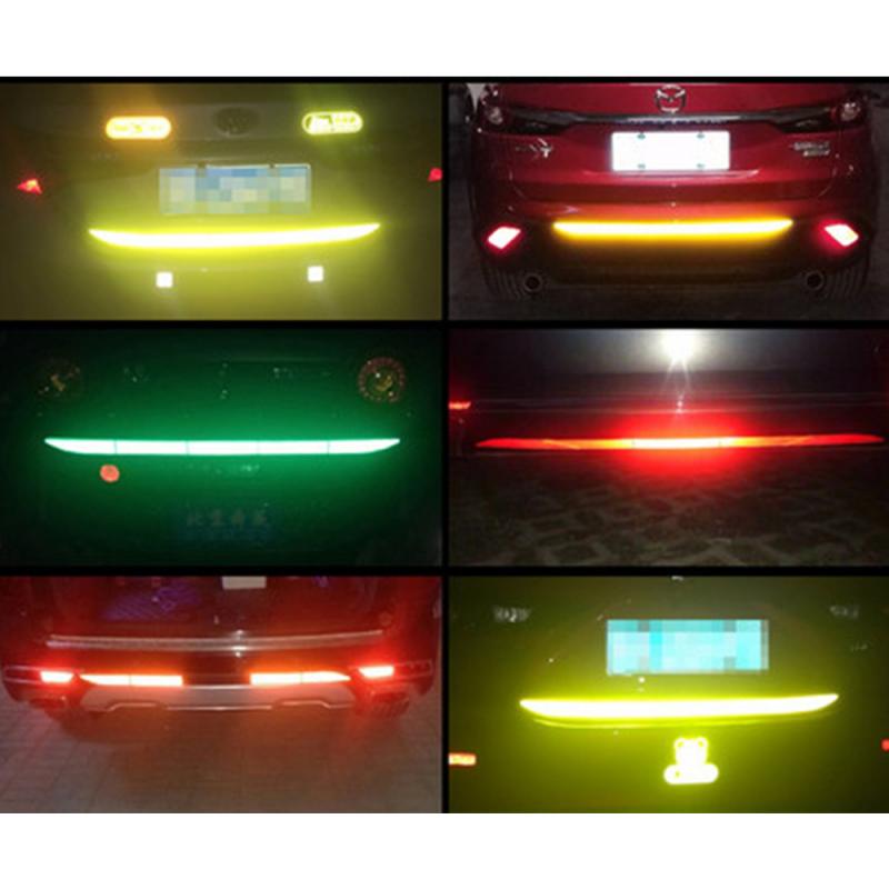 Car Reflective Stickers Car Trunk Anti-collision Warning Strips Vehicle Backup Box Sticker Car Accessories Reflective Strips