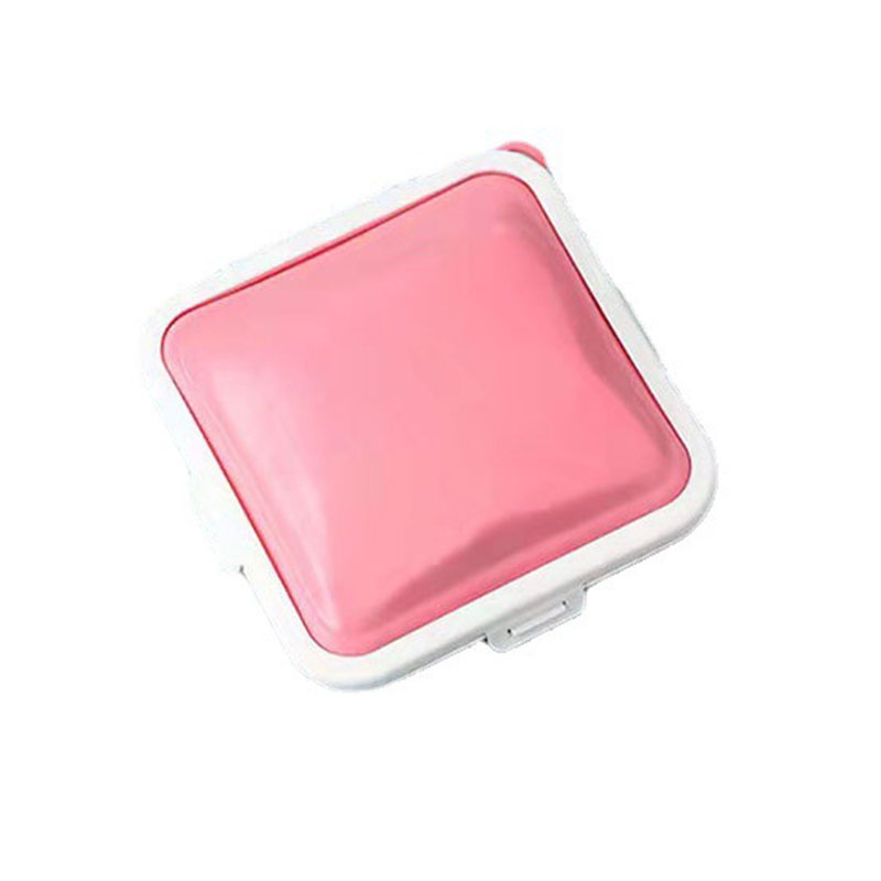 Sandwich Storage Box Silicone Lunch Box Food Storage Case Reusable Microwave Lunch Box Food Storage Container Sandwich Boxes: PK