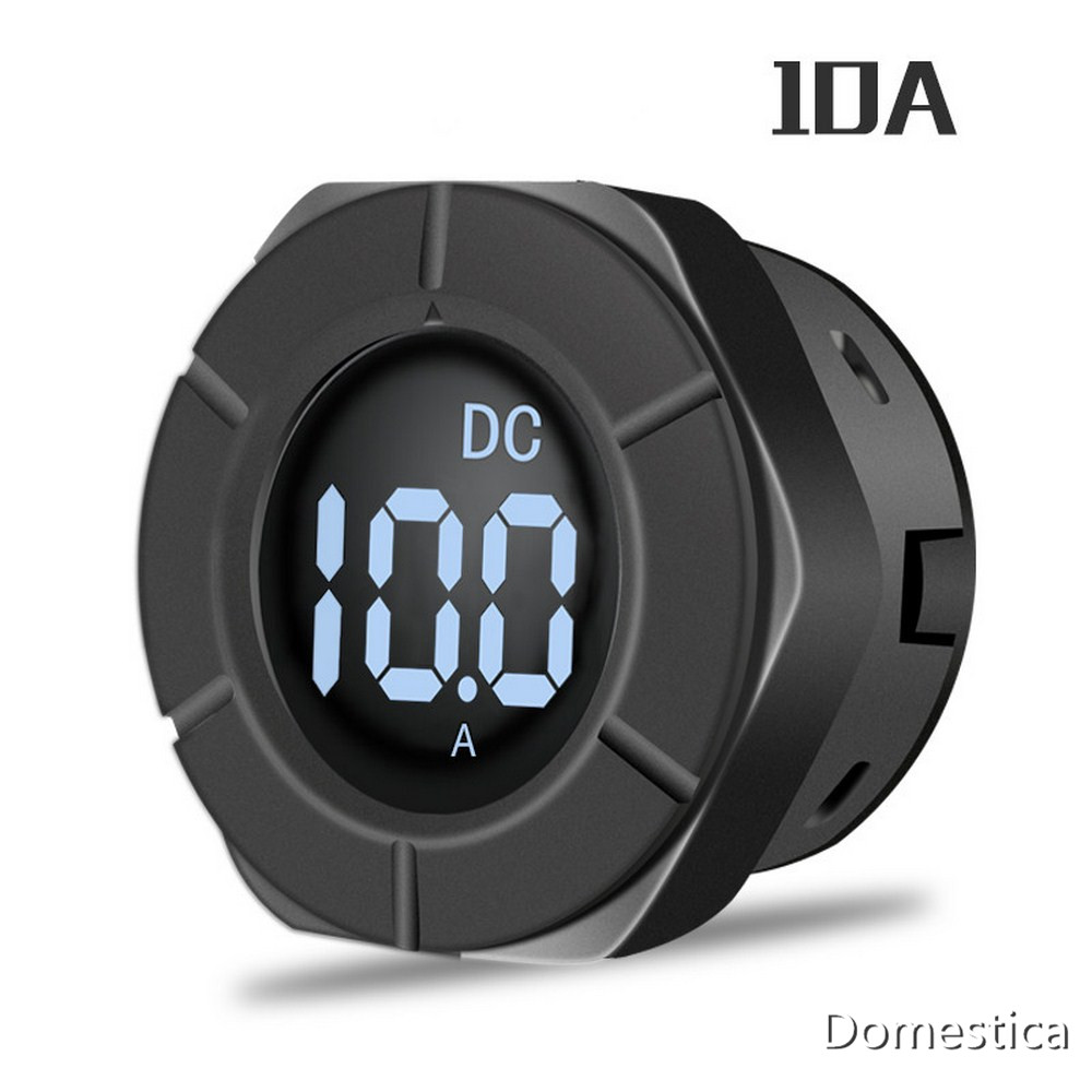 1PCS Round DC Digital Ammeter 100A/10A Household Measurement Tools Round High-End VA LCD Ammeter Current Meter