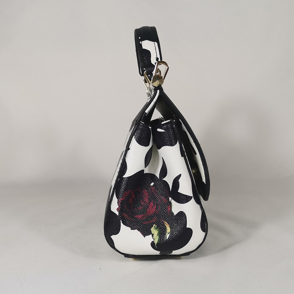 Borse a Spalla Delle Donne Delle Borse Delle Donne Sacchetto Del Messaggero Delle Borse Delle Donne Del Cuoio Del Progettista Nero Rosa