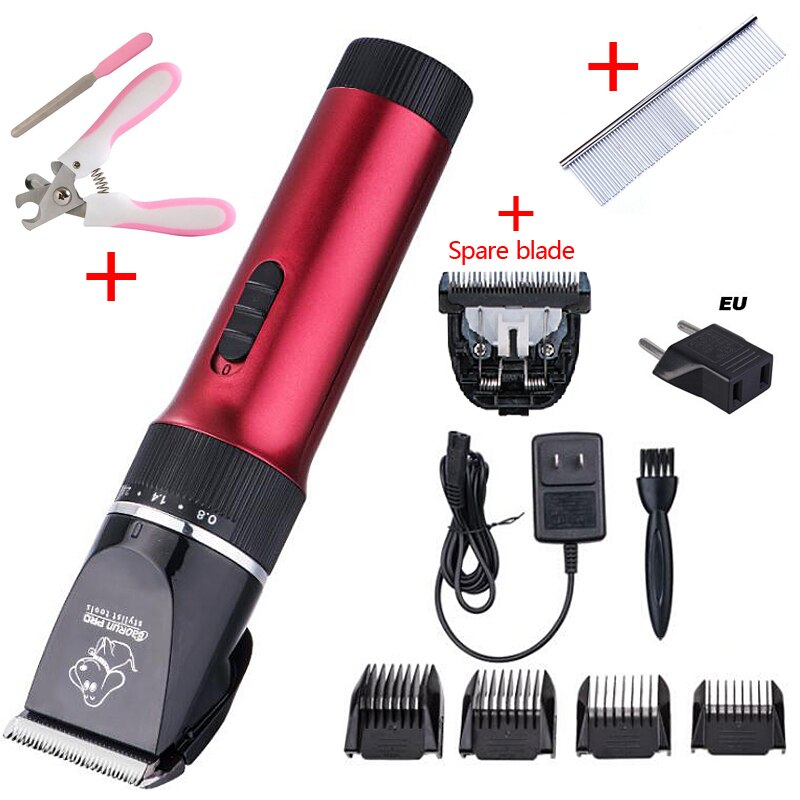 Pet Trimmer Scissors Dog Cattle Rabbits Shaver 3.7V High Power Horse Grooming Electric Hair Clipper Cutting Machine