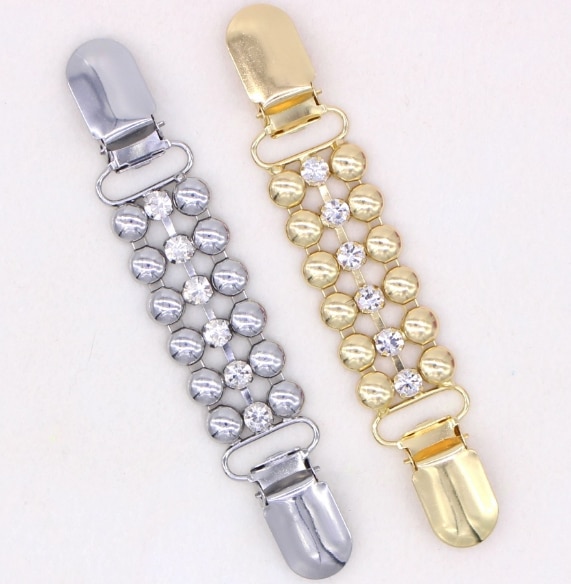 Trui vest clip gespen diamant klauw ketting metalen gesp strass nagel knopen voor kleding decoratie kledingstuk