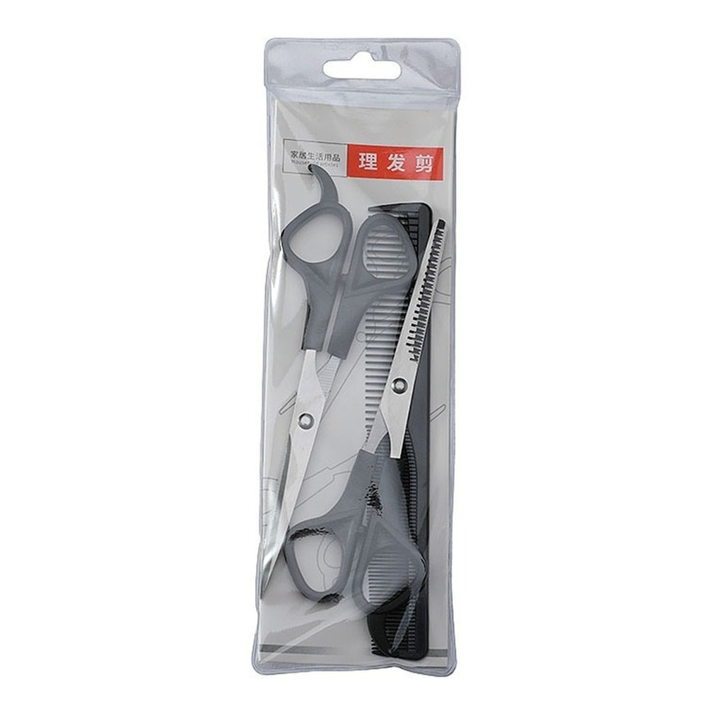 Household Hairdressing Scissors Thinning Shears Hair Cutting Barber Scissors Flat Tooth Scissor Comb 3pcs Set Hair Styling Tools