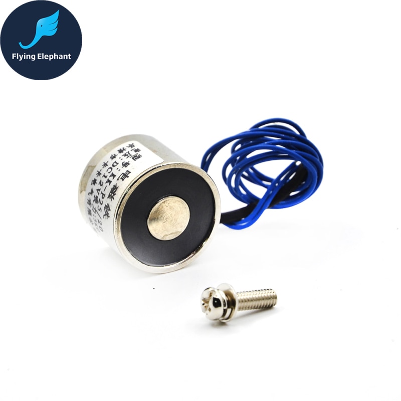 P25/20 Holding Electric Magnet , Lifting 5KG Solenoid Electromagnet DC 3V 5V 6V 12V 24V