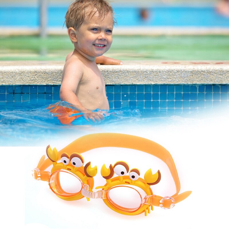Dier Leuke Verstelbare Kinderen Kids Waterdichte Siliconen Anti Fog Uv Shield Zwemmen Glazen Goggles Eyewear Brillen