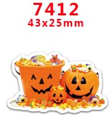 Diy askartelutarvikkeet halloween-painetut tasaselkäiset tasomaiset hartsit 30 kpl. pr -1191-9804: Pr -7412