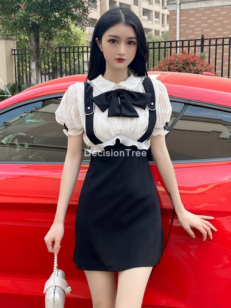 Escuela Japonesa uniforme de niña traje blanco t camisa top falda cosplay coreano niñas estudiantes disfraces cosplay para chicas