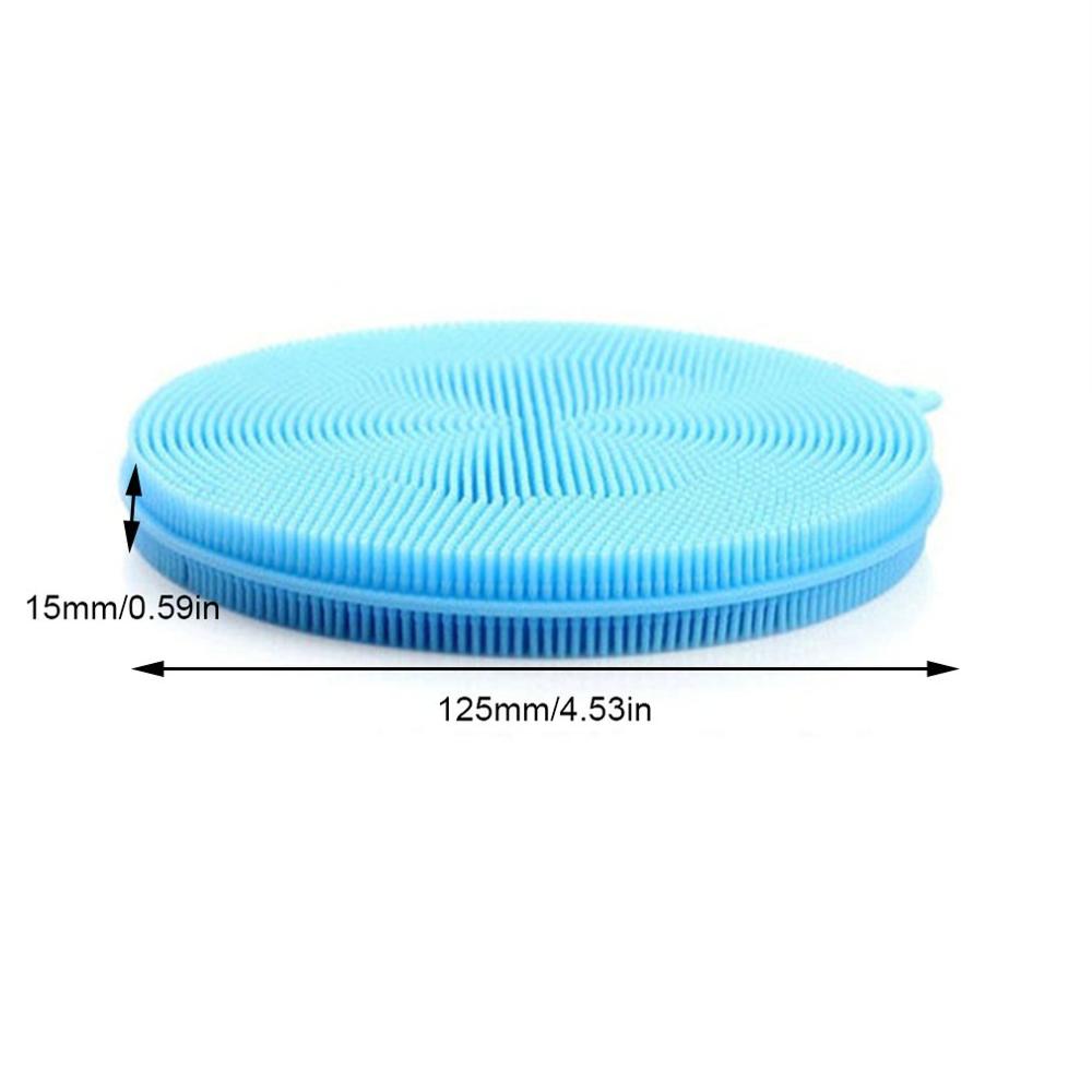 Keukenreinigingsborstel siliconen spons multifunctionele potten pannen servies spons scrubber reinigingsspons schuursponsjes