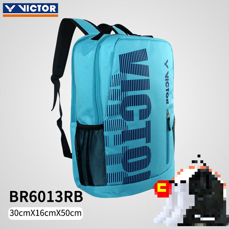 Original VICTOR Badminton racket Bag Backpack Men and Women Victor Waterproof Sports Bag BR3009 with: BR6013RB