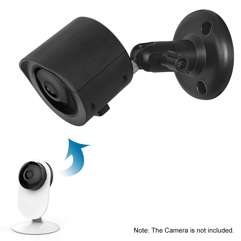 Soporte de pared resistente a la intemperie para YI Home soporte giratorio de 360 grados montado en cámara de pared para YI 1080p/720p Home Camera