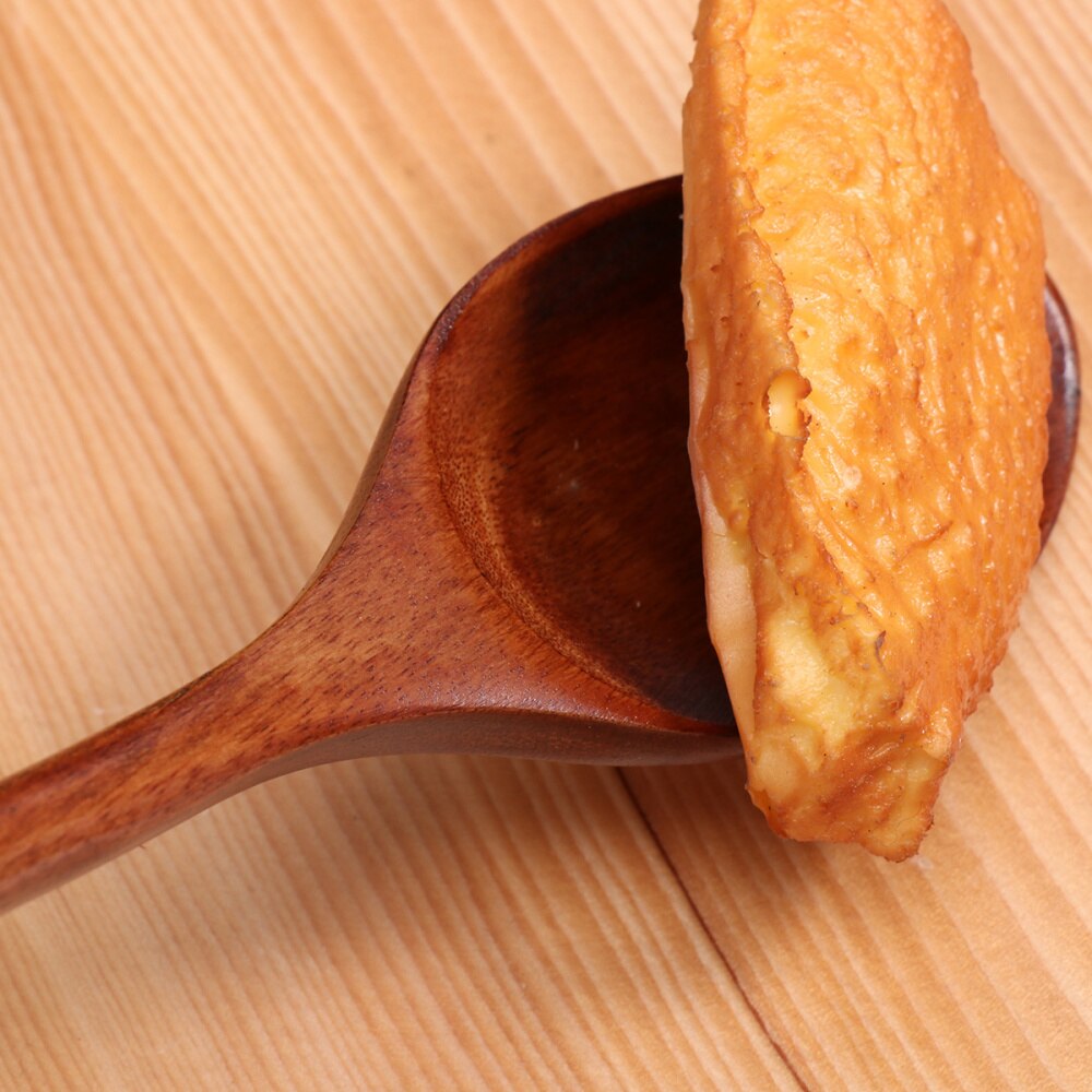 4 Stuks Houten Lepels Lange Steel Roeren Lepels Draagbare Eten Mengen Soep Lepels Eco Vriendelijke Tafel Lepels Home Keuken Utensi