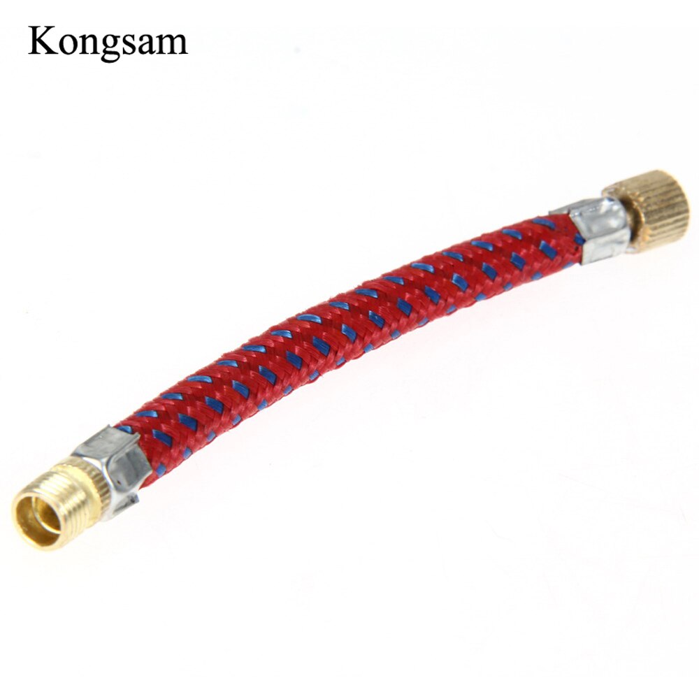 Flexible Air Hose Valve Connector Pump Adaptor Set Football Bicycle Practical Pump Accessory bicycle pump extension nozzle: Default Title