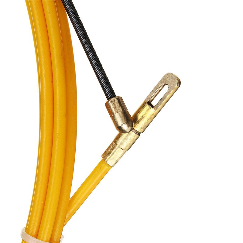 5M/15M/25M 4mm Dia. Cable Puller Fish Tape Reel Puller Fiberglass Electric Wire Conduit Ducting Rodder Pulling Cable Push Puller