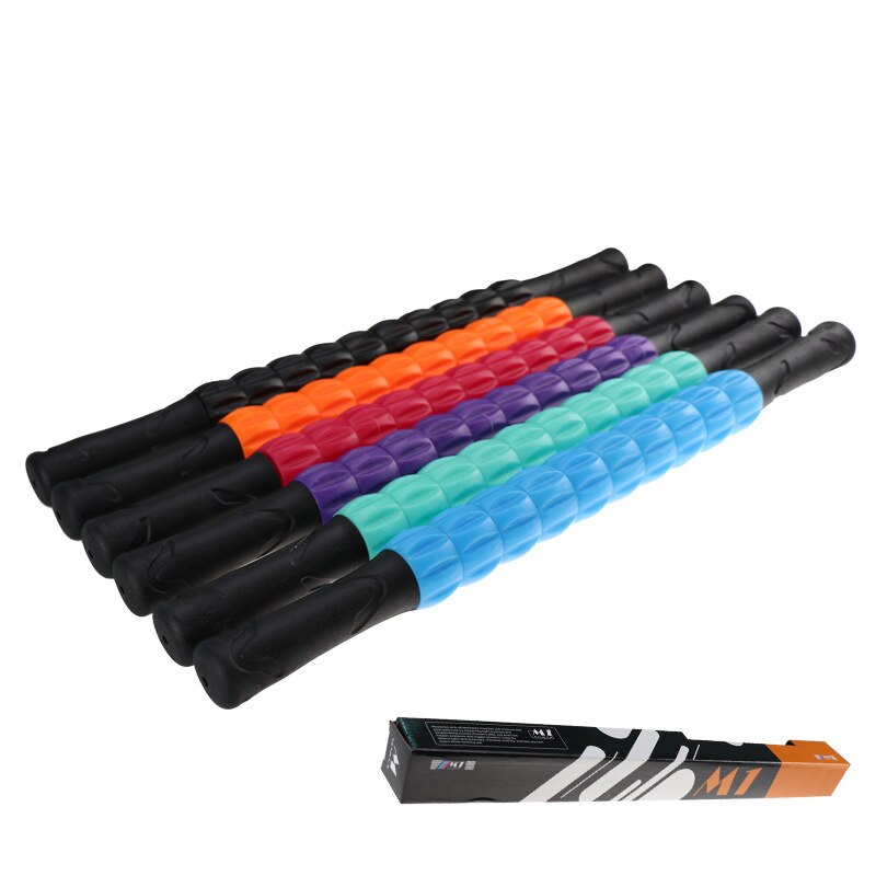 Yoga Massage Stick Leg Back Relaxation PVC Roller Muscle Deep relaxation relieve the pain Yoga Block Gym Fitness Equipment