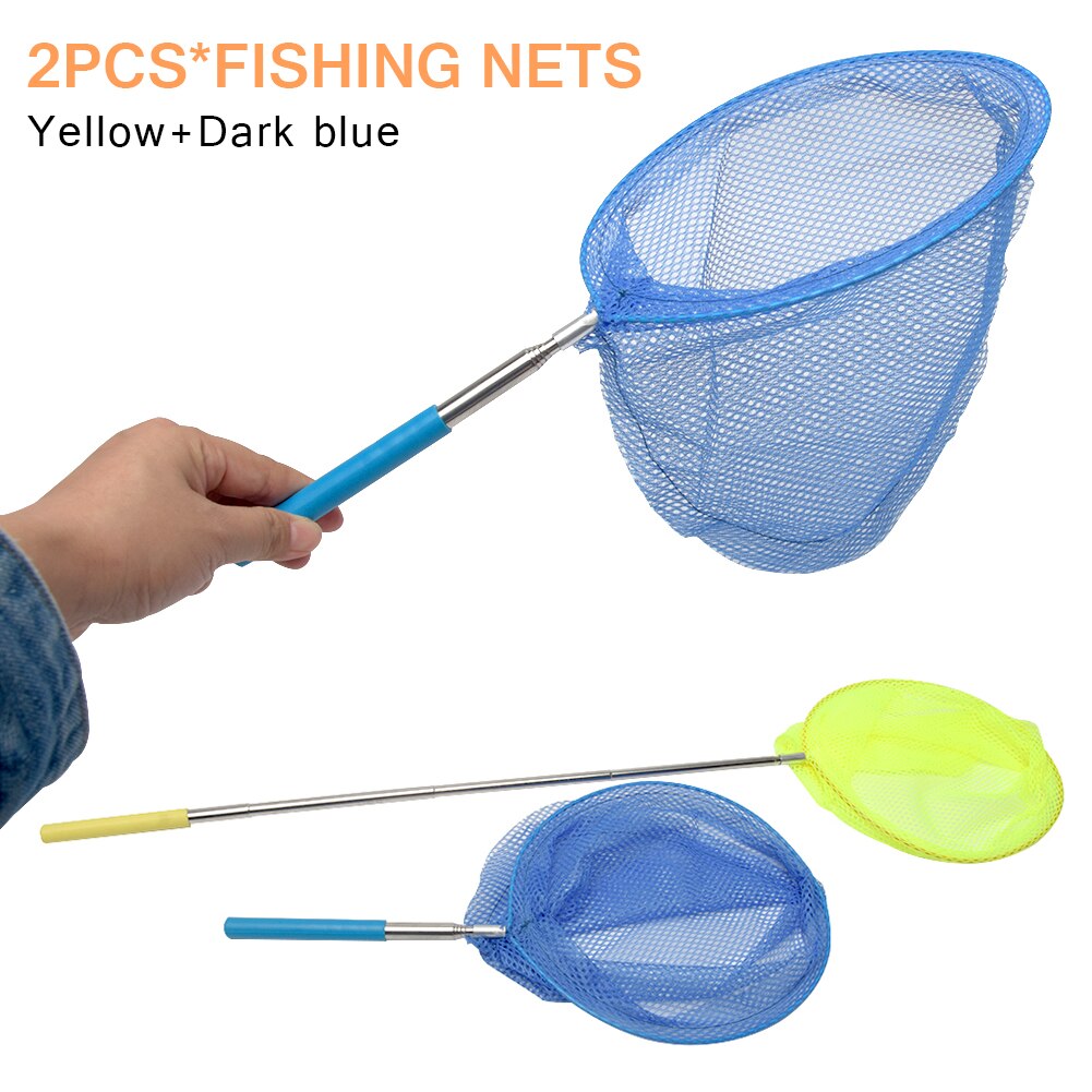 Intrekbare Libel Vlinder Netto Kids Speelgoed Uitschuifbare Garnalen Tuin Spelen Kikkervisjes Bugs Catching Vis Netto Gekleurde Insect