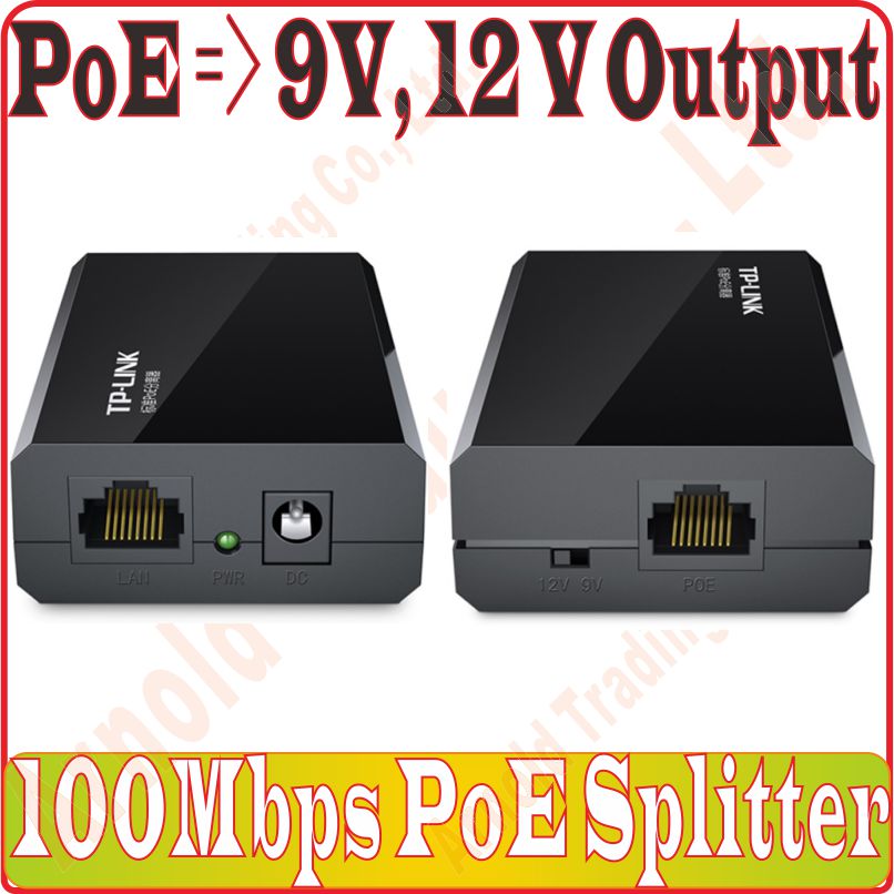 100 Meter Standard IEEE802.3-AF POE Separator, netzteil Modul PoE Netzwerk Energie Separator 37 v/57 v zu 12 v/9 v, POE Splitter