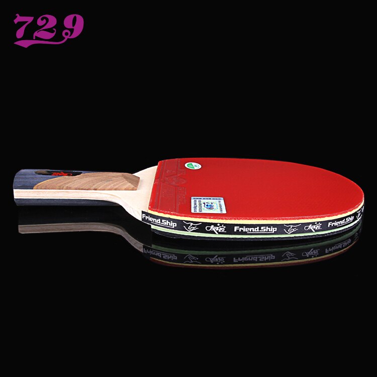 729 Friendship 3 Star 4 Star Pips-in Table Tennis Racket For Ping Pong Shakehand Long Handle
