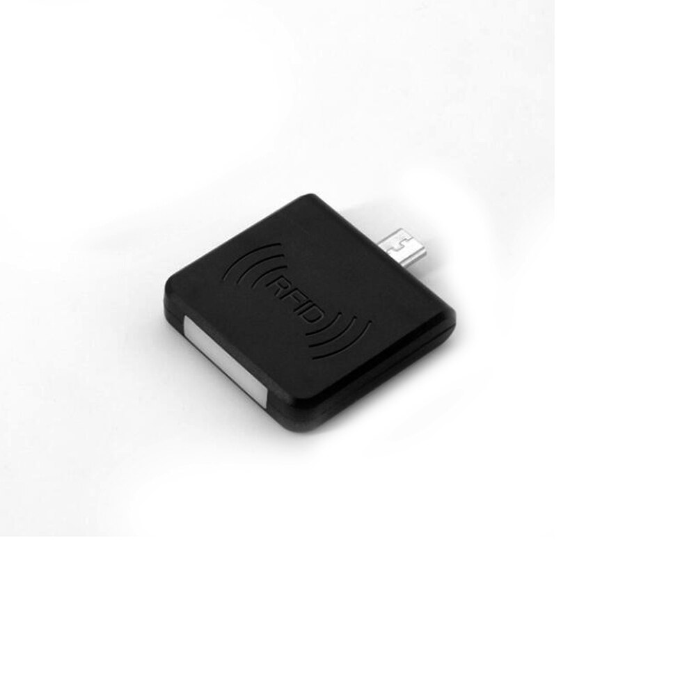 RFID 125KHz ID Card Reader Smart EM Card USB ID Card Support Reader Win8/Android/OTG SmartPhone Mini Portable: black