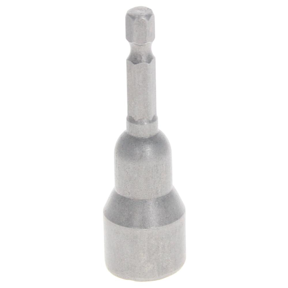 Utoolmart 5pcs 1/4" Non-magnetic Hex Socket 65mm Long 10mm/13mm Metal Impact Nut Setter Driver Bit Adapter Hand Tool