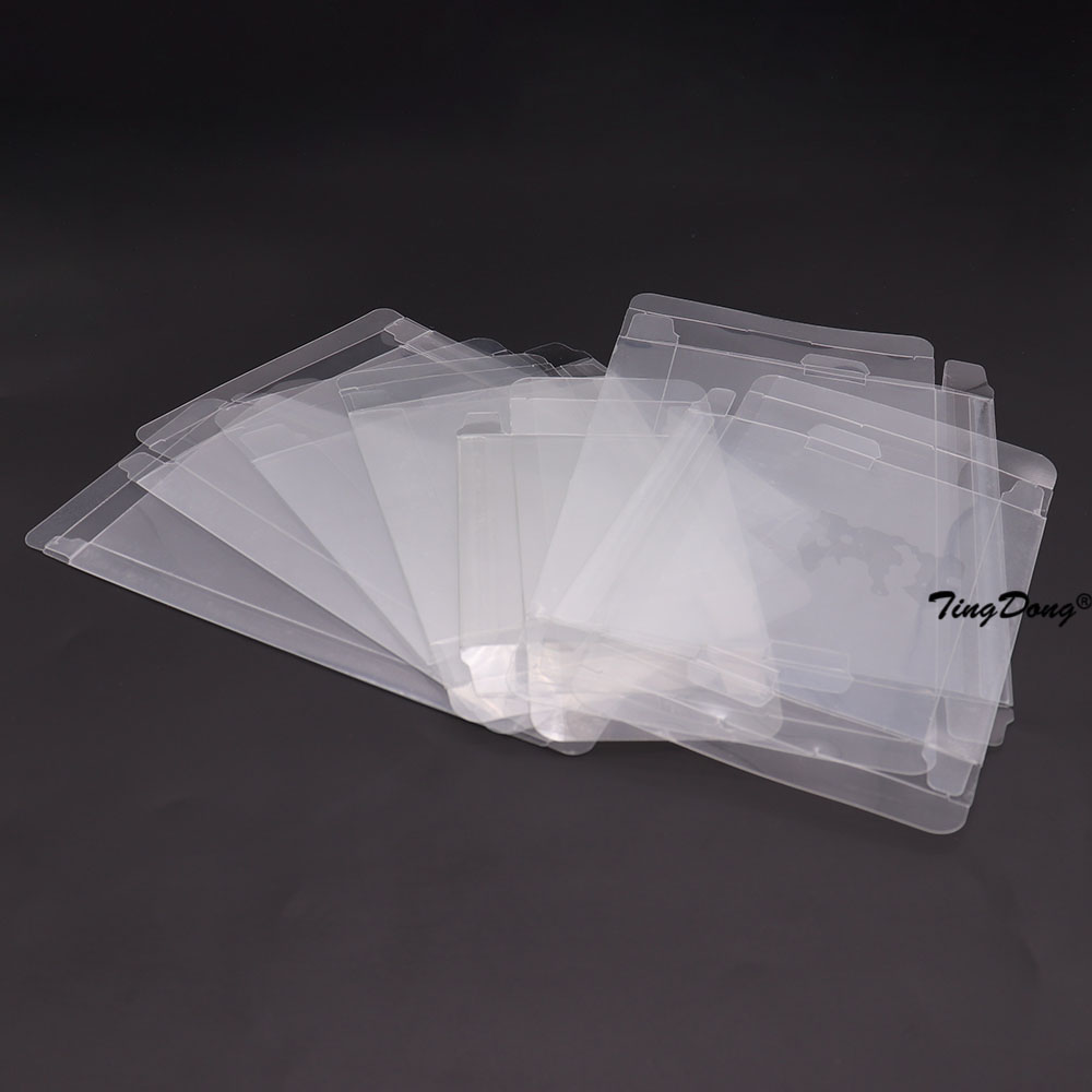 Boîte de jeu transparente en plastique l'horloge, étui de protection, jeux CIB, N64 Go, GBA, GBC, SNES, AnjSwitch, PS5, PS4, PS3, PS2, 20 pièces