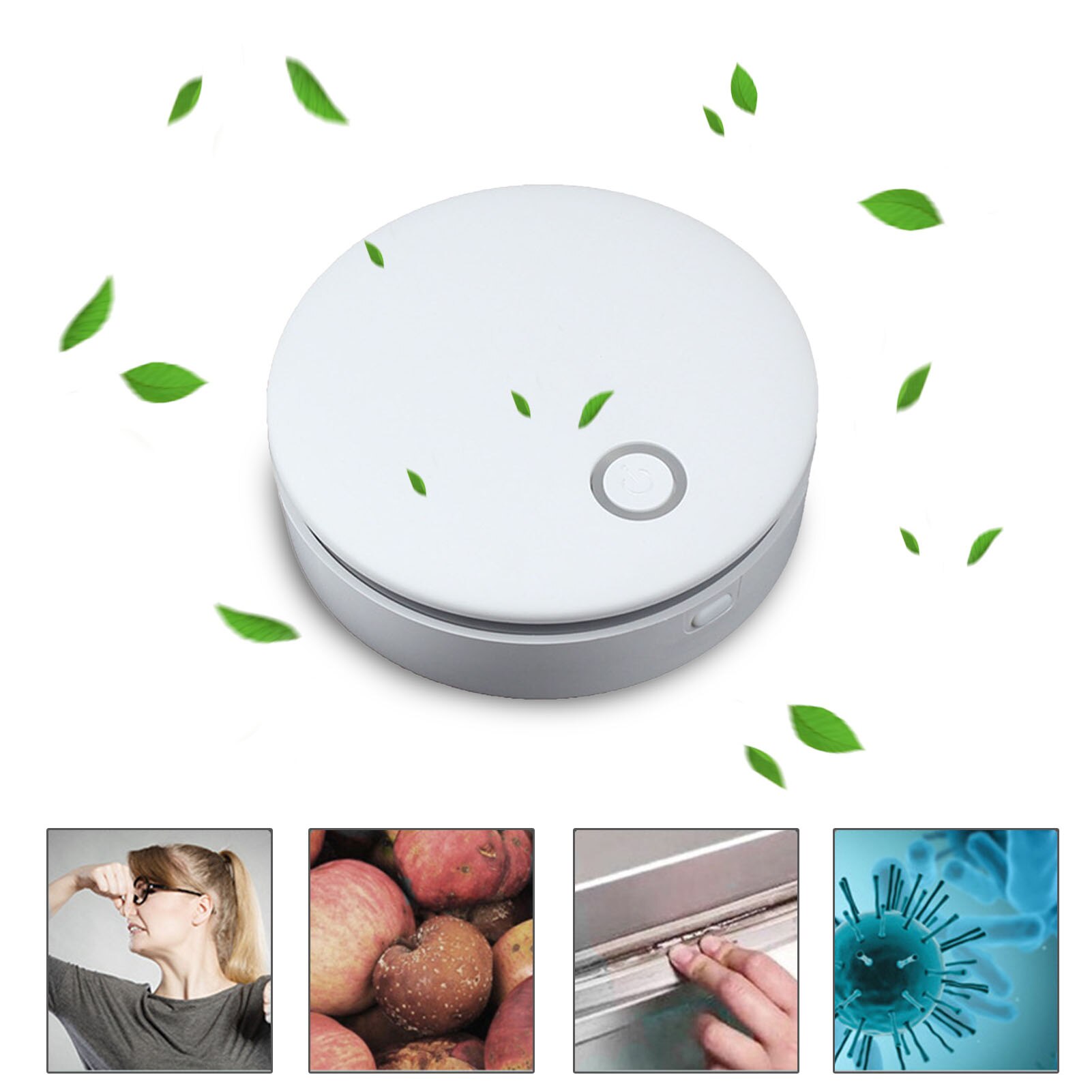 Automatic Cat Litter Deodorizer Unscented Litter Box Odor Eliminator Purifier Dust Deodorization Chargining Pet Self-Cleaning