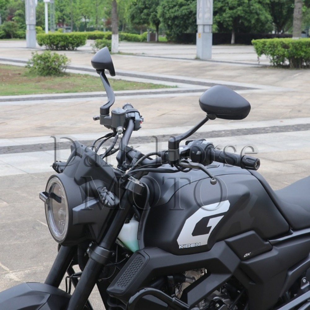Motorrad-Rückspiegel, modifizierter Reflektor-Rückspiegel, zerstörungsfreie Installation für KIDEN ZT200-GK-G3 ZONTES GK-125