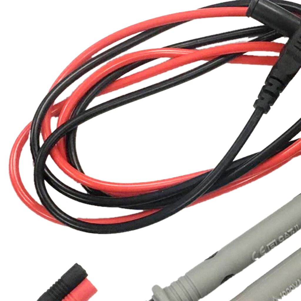 Nålspets multimeter sonder testledningar testare 1000v 20a 90cm kabel