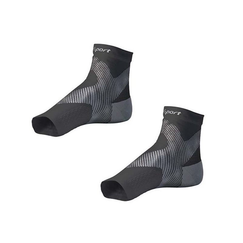 1 paio uomo donna Anti fatica circolazione cavigliera gonfiore sollievo compressione sport ciclo piede caviglia supporto calzini sportivi: style 1