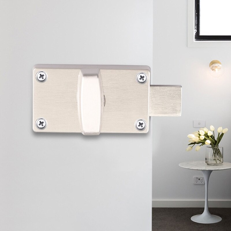 Metal Indicator Door Lock Public Toilet WC Hardware Latch For Bathroom Occupied Vacant Engaged Deadbolt Dressing Room