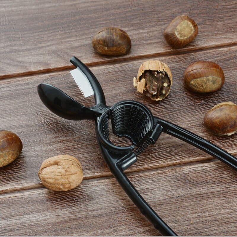 Multifunctionele 2 in 1 snelle kastanjeklem notenkraker schiller walnotentang metalen moeropener aluminiumlegering keukengereedschap hfing