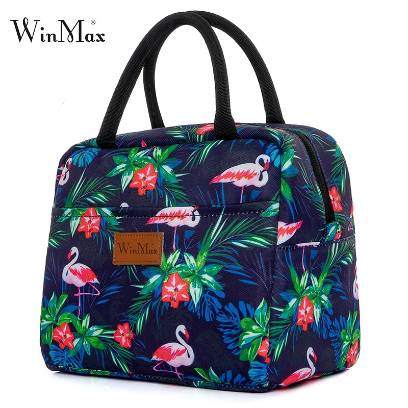 Food Fresh Keep Lunch Cooler Bag Thermal Insulated Waterproof Travel Picnic Lunch Bags Office Women Bento Box Tas Bekal