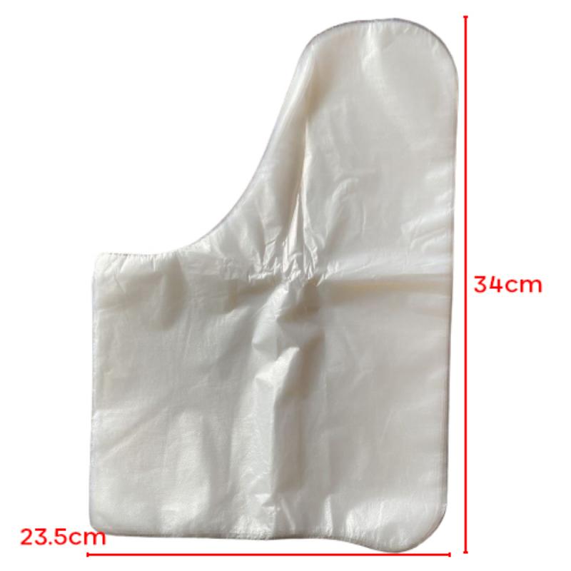 100pcs disposable foot cover transparent membrane foot cover try on shoe cover waterproof shoe cover transparent bag foot cover
