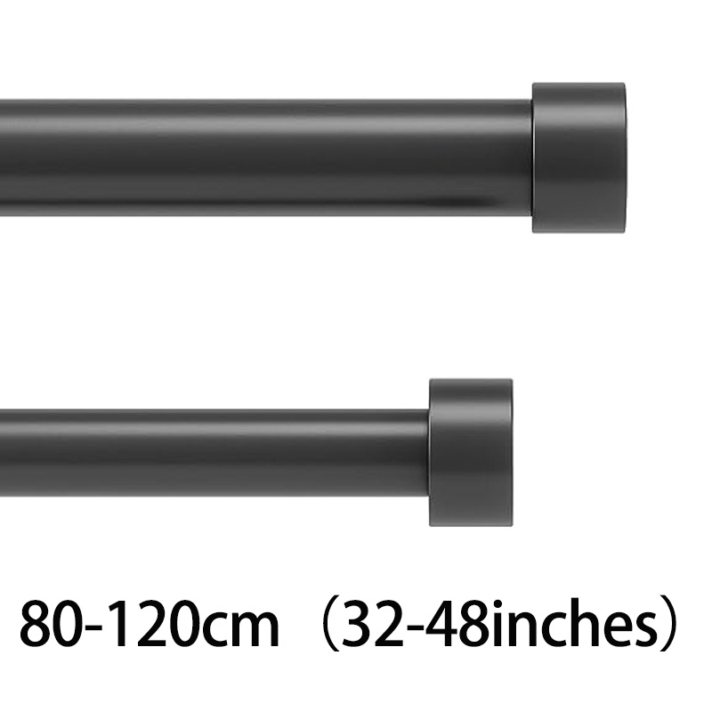 Extendable 32-120 INCH Heavy Duty Shower Curtain Rods for Windows Adjustable Black Metal Curtain Rod Set with Brackets: Gold