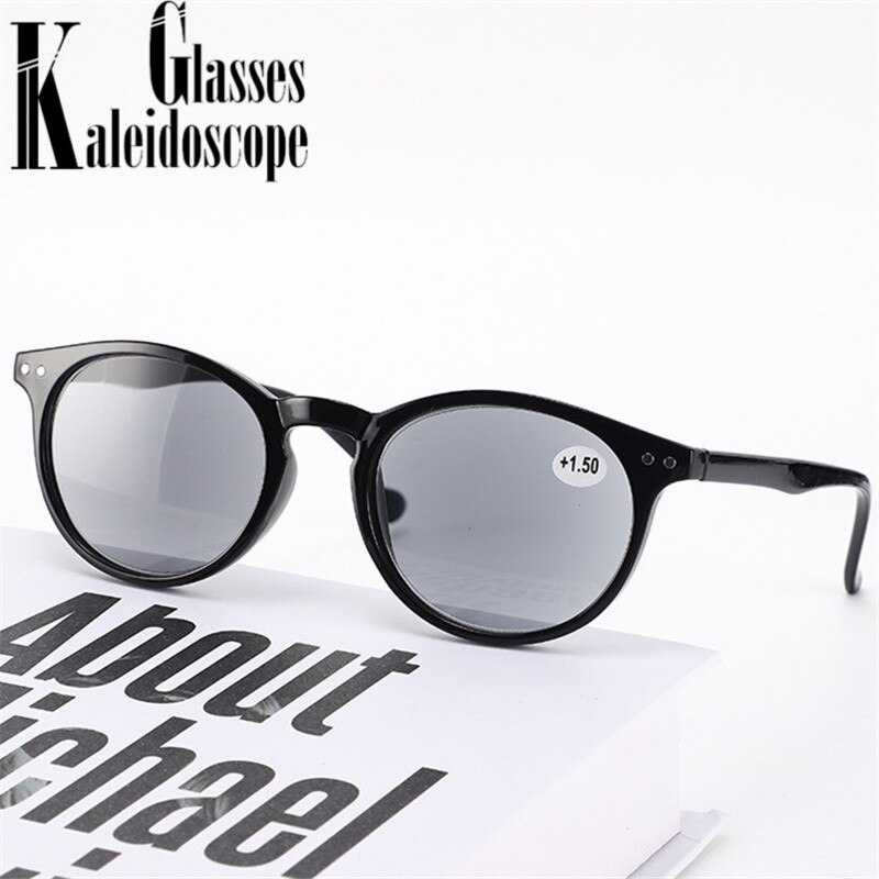 Gafas de lectura para hombre y mujer, lentes para presbicia, redondas, para hipermetropía, antiuv400, dioptrías + 1,0, 1,5, 2,0, 2,5, 3,0