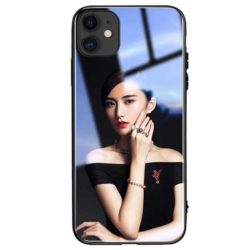 Anpassat fotoskal i härdat glas för iphone 16 15 14 13 12 pro max mini  se20 max xs  xr 8 7 plus 6 -skal, unikt gör-det-själv-fodral 11 funda-utan-grafik