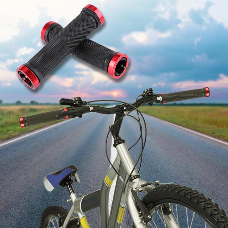 1 par de ciclismo antideslizante puños Anti-deslizamiento de plástico, manillar de bicicleta accesorios para MTB bicicleta de carretera