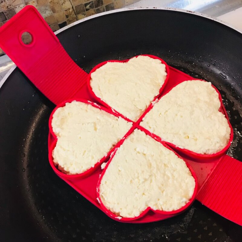 Köksredskap köksutrustning hushållsprylar hjärtformad pannkaksmaskin äggkokare stekt äggform matlagning baktillbehör