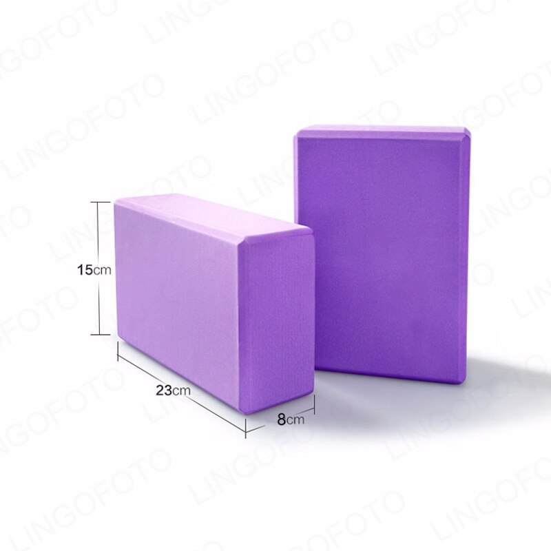 Eva yoga fitness blok skum mursten sport pilates træning fitness udstyr  cd1007