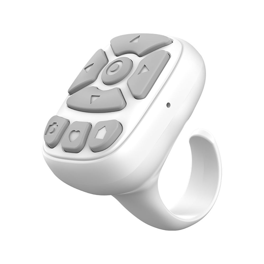 Anneau de télécommande sans fil compatible Bluetooth, pour téléphone portable iPhone, contrôleur de bâton de Selfie pour le tournage de Page Tiktok
