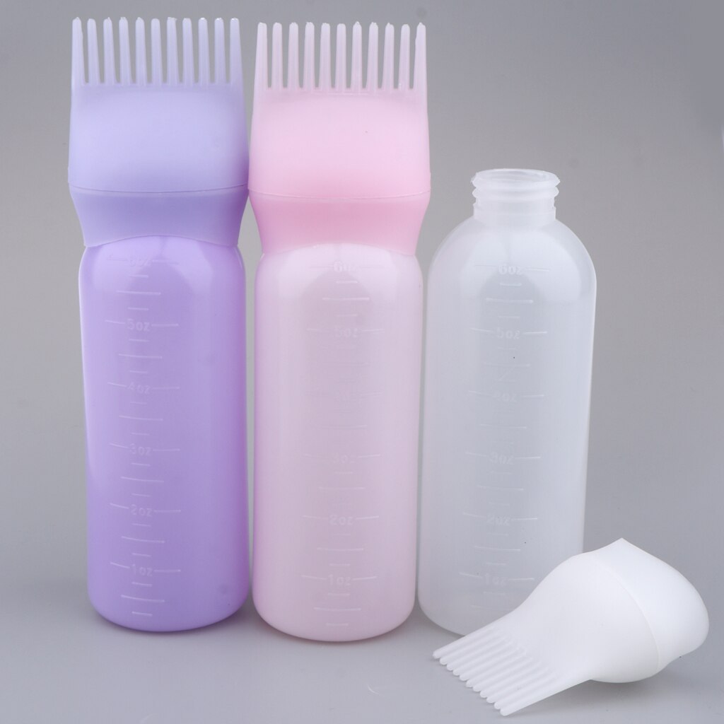 60ml Hair Dye Bottle with Graduated Scale, Hairdressing Coloring